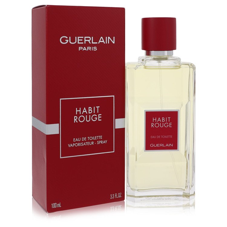 Habit Rouge 3.4 oz Cologne / Eau De Toilette Spray For Men By Guerlain