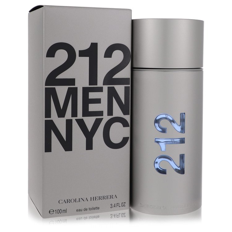 212 Eau De Toilette Spray 3.4 oz Eau De Toilette Spray (New Packaging) For Men By Carolina Herrera