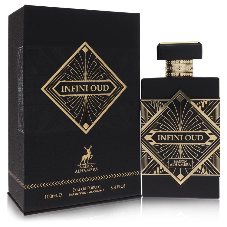 Maison Alhambra Infini Oud 3.4 oz Eau De Parfum Spray (Unisex) For Men By Maison Alhambra