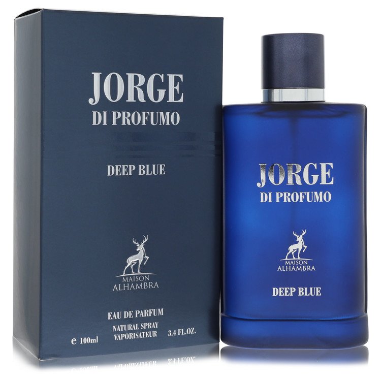 Maison Alhambra Jorge Di Profumo Deep Blue 3.4 oz Eau De Parfum Spray For Men By Maison Alhambra