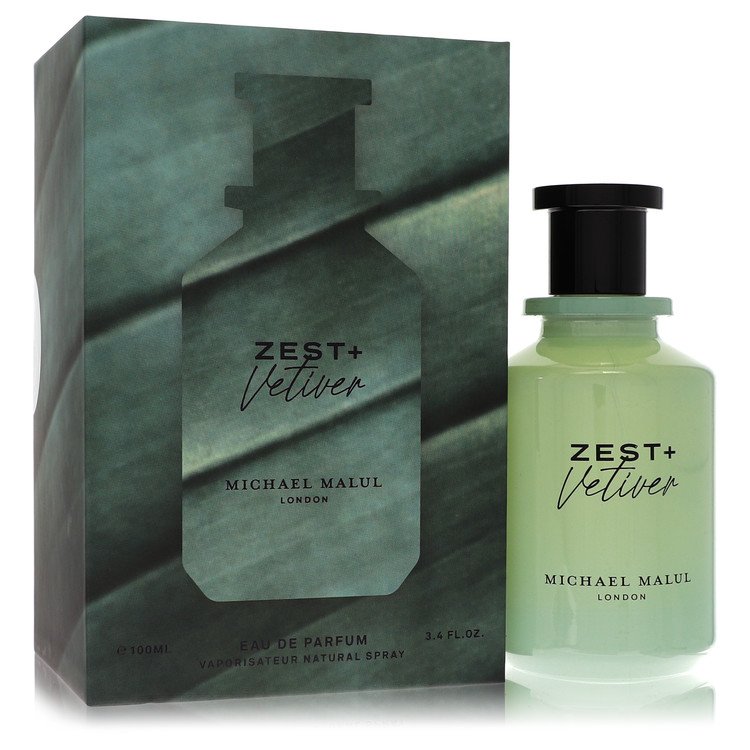 Michael Malul Zest + Vetiver 3.4 oz Eau De Parfum Spray For Men By Michael Malul