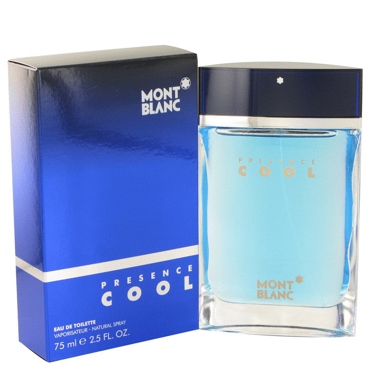 Presence Cool 2.5 oz Eau De Toilette Spray For Men By Mont Blanc