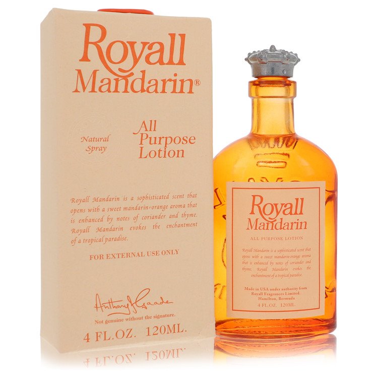 Royall Mandarin 4 oz All Purpose Lotion / Cologne For Men By Royall Fragrances