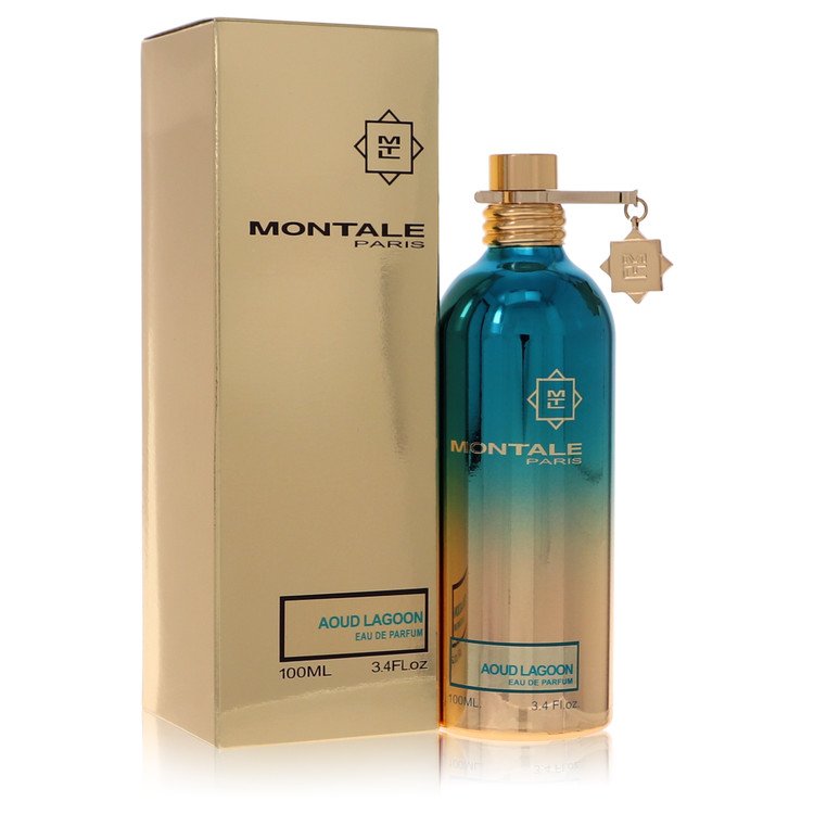 Montale Aoud Lagoon Eau De Parfum Spray 3.4 oz Eau De Parfum Spray (Unisex) For Women By Montale