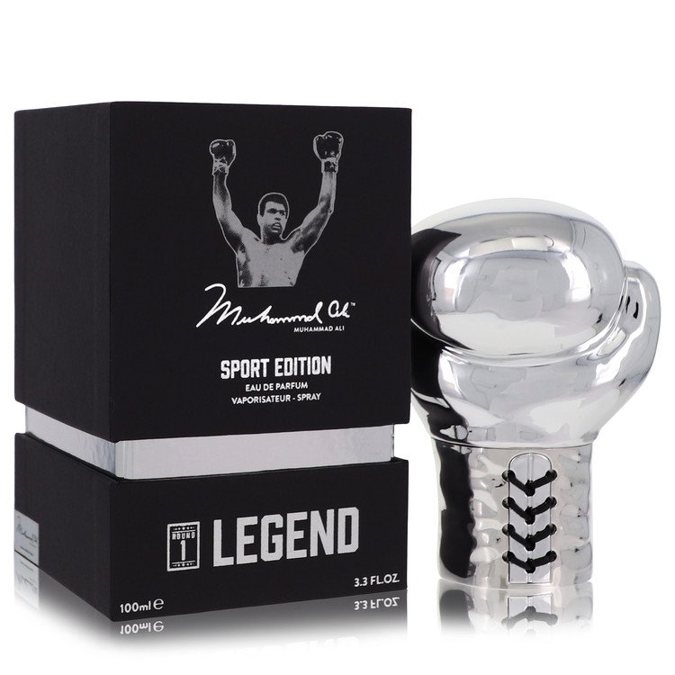Muhammad Ali Legend Round 1 Eau De Parfum Spray 3.3 oz Eau De Parfum Spray (Sport Edition) For Men By Muhammad Ali