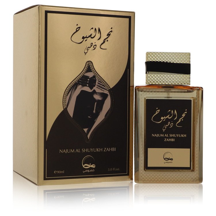 Najum Al Shuyukh Zahbi 3 oz Eau De Parfum Spray For Men By Khususi