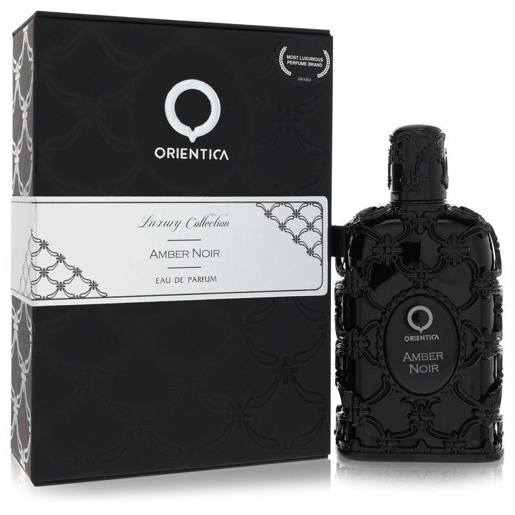 Orientica Amber Noir Eau De Parfum Spray 2.7 oz Eau De Parfum Spray (Unisex) For Men By Orientica