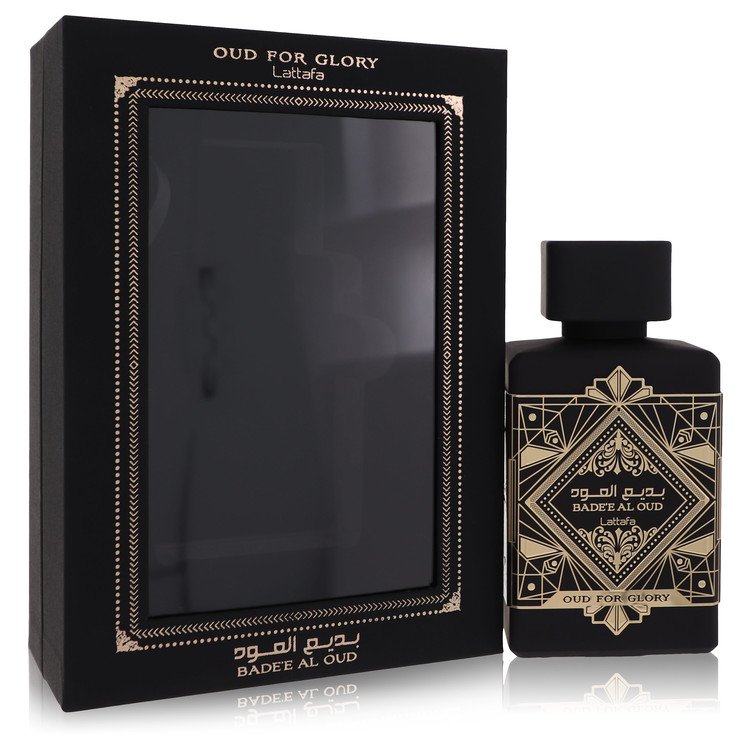 Lattafa Oud For Glory Badee Al Oud Eau De Parfum Spray 3.4 oz Eau De Parfum Spray (Unisex) For Women By Lattafa