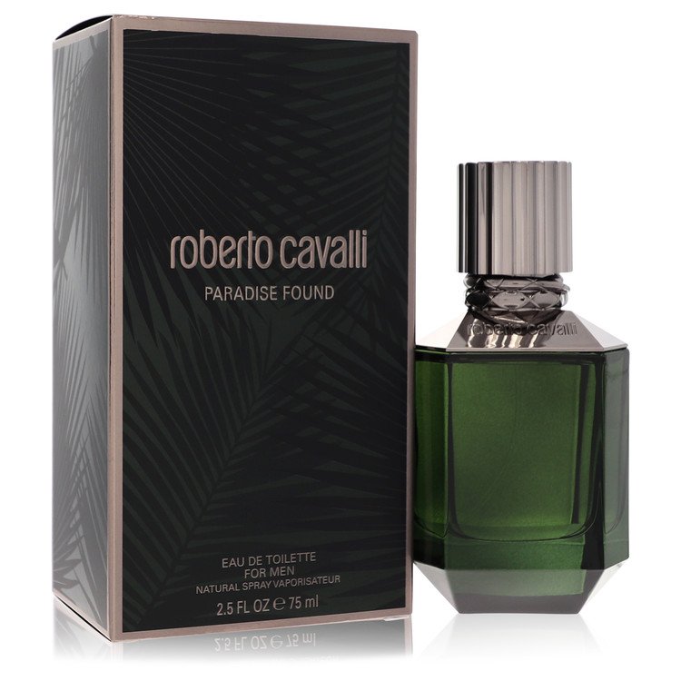 Paradise Found 2.5 oz Eau De Toilette Spray For Men By Roberto Cavalli