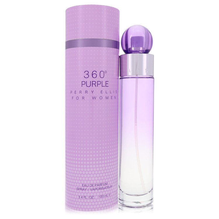 Perry Ellis 360 Purple 3.4 oz Eau De Parfum Spray For Women By Perry Ellis