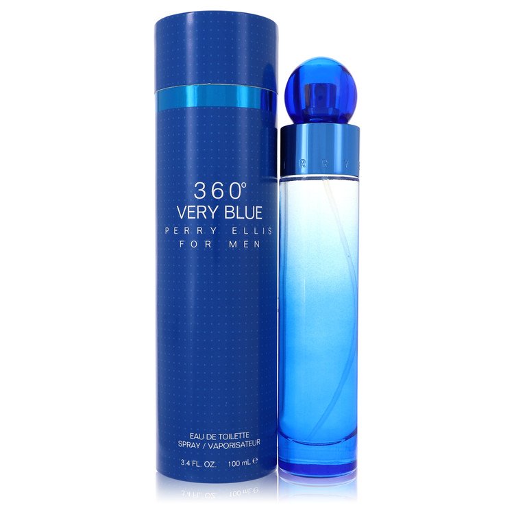 Perry Ellis 360 Very Blue 3.4 oz Eau De Toilette Spray For Men By Perry Ellis