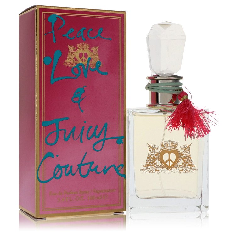 Peace Love & Juicy Couture 3.4 oz Eau De Parfum Spray For Women By Juicy Couture
