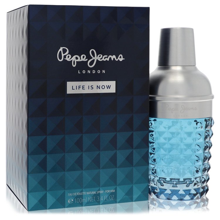 Pepe Jeans Life Is Now 3.4 oz Eau De Toilette Spray For Men By Pepe Jeans London