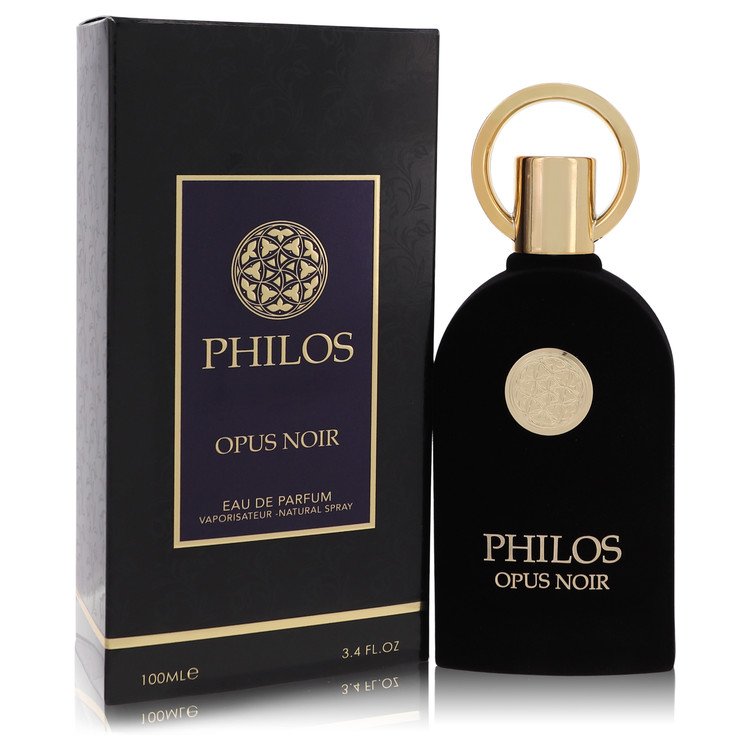 Philos Opus Noir Eau De Parfum Spray 3.4 oz Eau De Parfum Spray (Unisex) For Men By Maison Alhambra