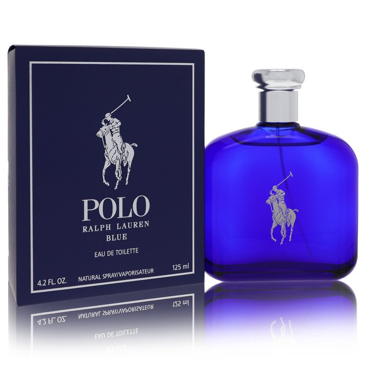 Polo Blue 4.2 oz Eau De Toilette Spray For Men By Ralph Lauren
