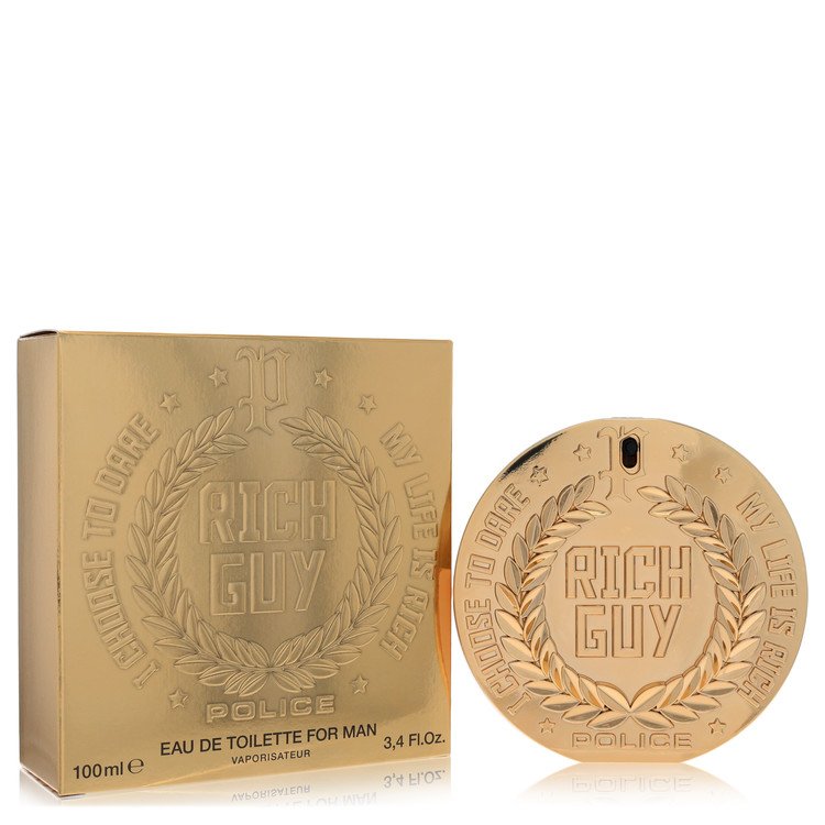Police Rich Guy 3.4 oz Eau De Toilette Spray For Men By Police Colognes