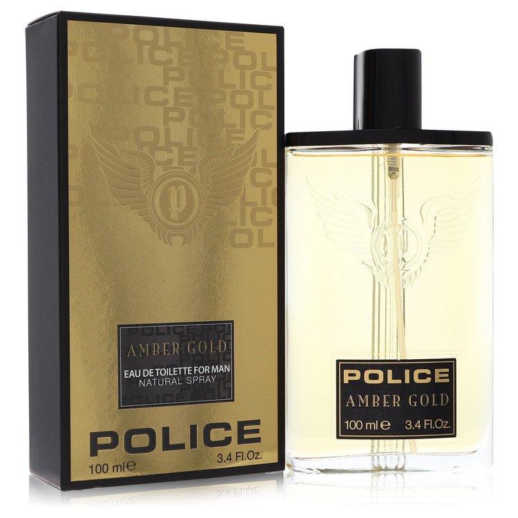 Police Amber Gold 3.4 oz Eau De Toilette Spray For Men By Police Colognes
