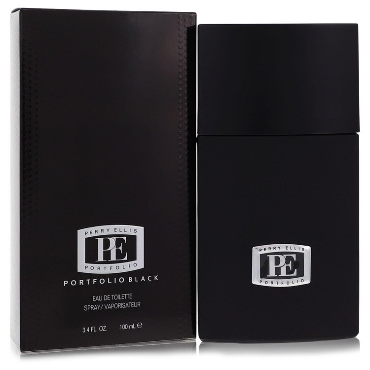 Portfolio Black 3.4 oz Eau De Toilette Spray For Men By Perry Ellis