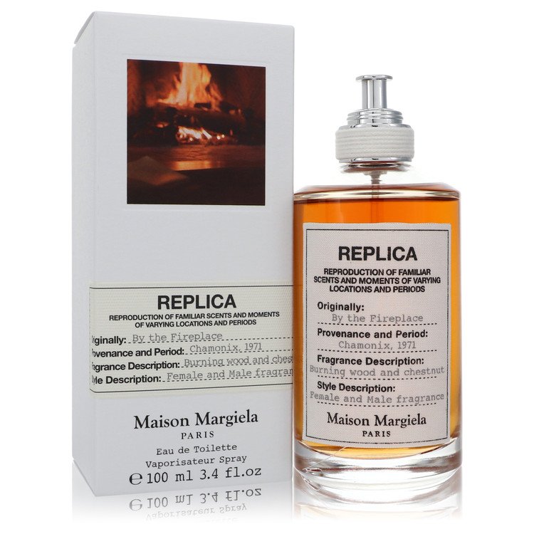 Replica By The Fireplace Eau De Toilette Spray 3.4 oz Eau De Toilette Spray (Unisex) For Women By Maison Margiela