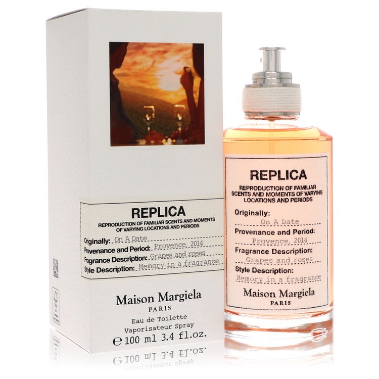 Replica On A Date 3.4 oz Eau De Toilette Spray (Unisex) For Men By Maison Margiela