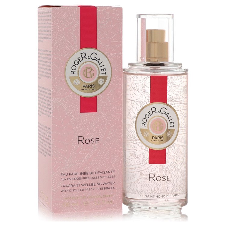 Roger & Gallet Rose 3.3 oz Fragrant Wellbeing Water Spray For Women By Roger & Gallet