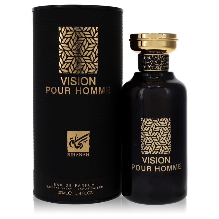 Rihanah Vision Pour Homme 3.4 oz Eau De Parfum Spray For Men By Rihanah