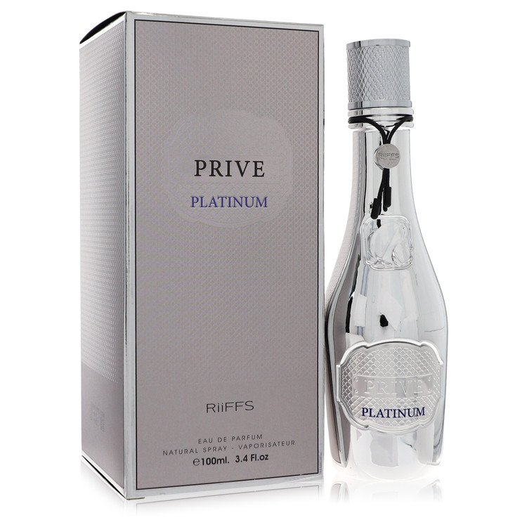 Riiffs Prive Platinum 3.4 oz Eau De Parfum Spray For Men By Riiffs