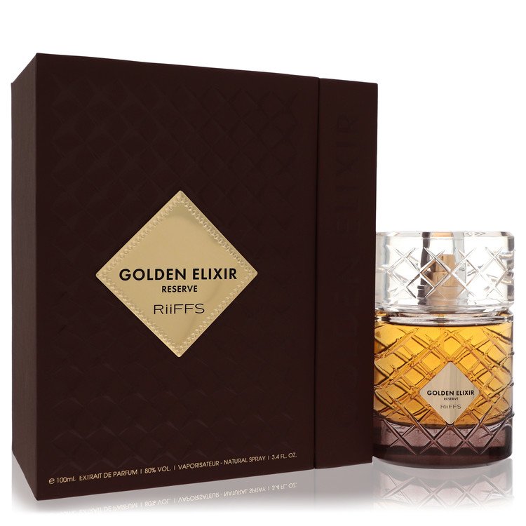 Riiffs Golden Elixir Reserve Extrait De Parfum Spray 3.4 oz Extrait De Parfum Spray (Unisex) For Men By Riiffs