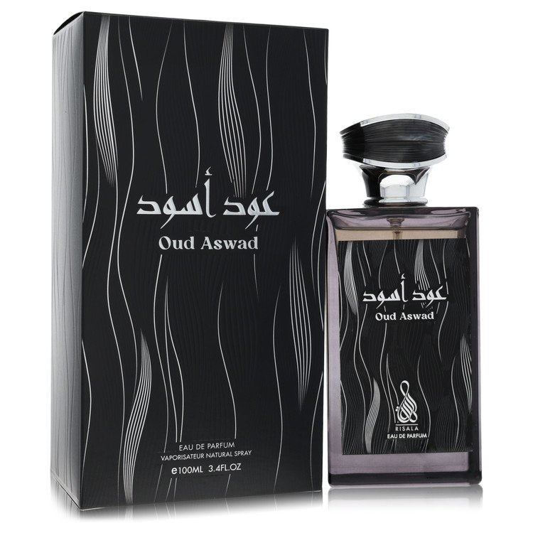 Risala Oud Aswad 3.4 oz Eau De Parfum Spray For Men By Risala