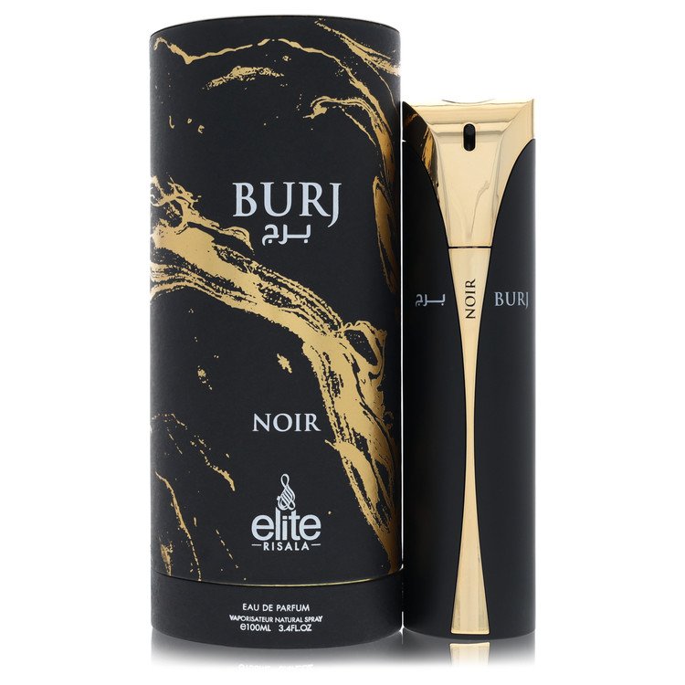 Risala Elite Burj Noir 3.4 oz Eau De Parfum Spray For Men By Risala