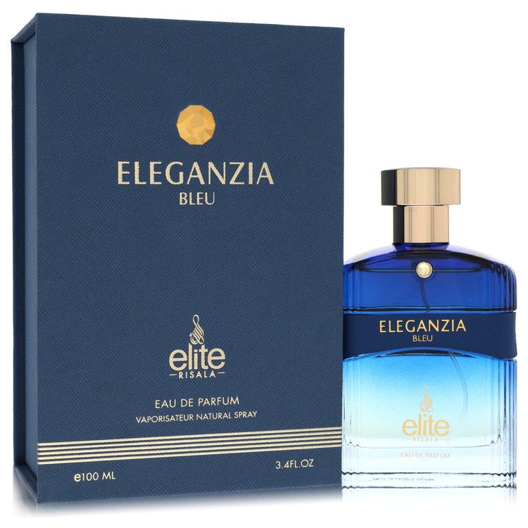 Risala Elite Eleganzia Bleu 3.4 oz Eau De Parfum Spray For Men By Risala