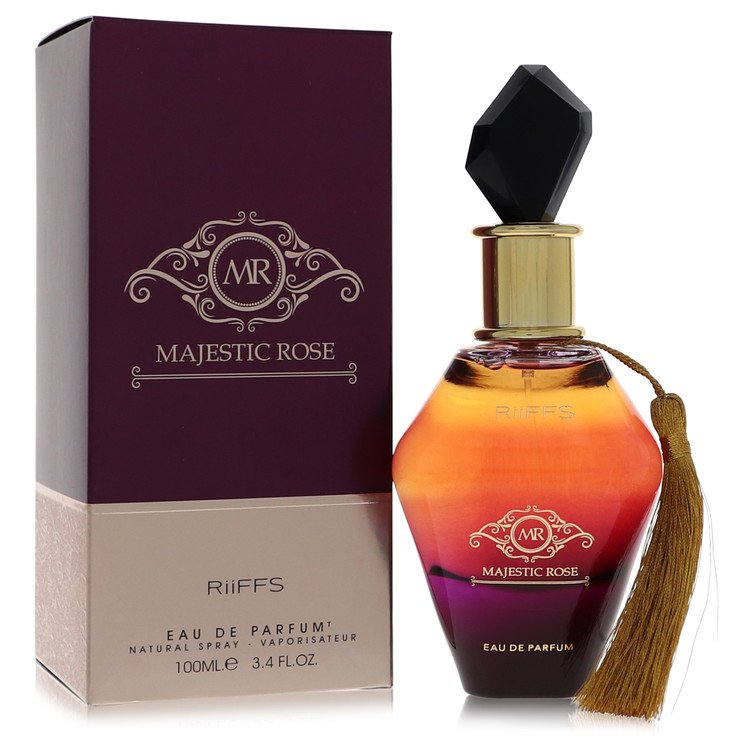 Majestic Rose Eau De Parfum Spray 3.4 oz Eau De Parfum Spray (Unisex) For Women By Riiffs
