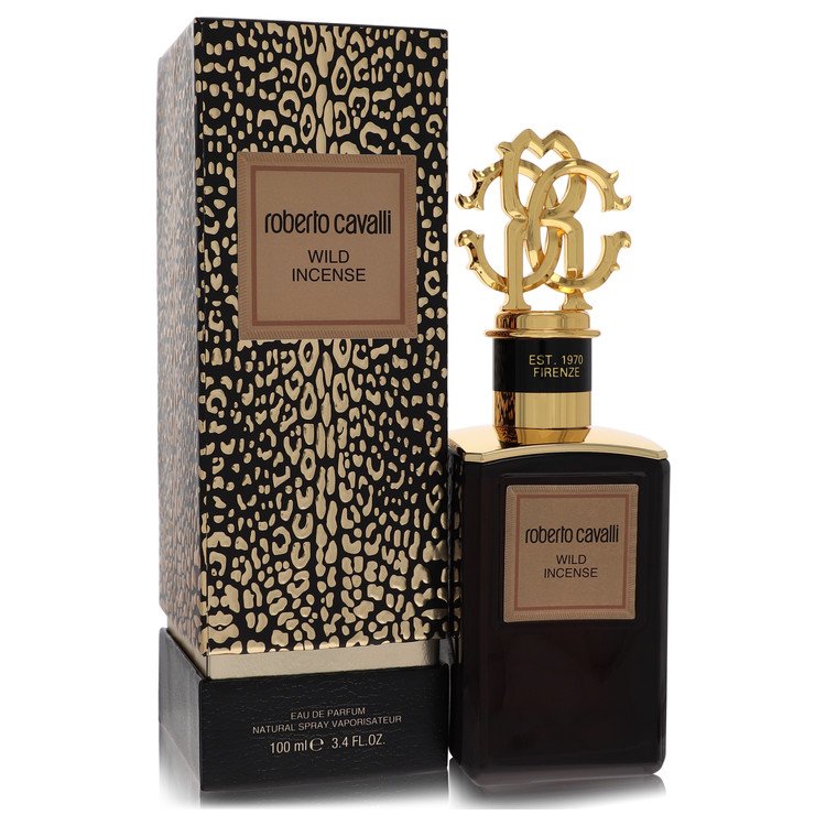 Roberto Cavalli Wild Incense Eau De Parfum Spray 3.4 oz Eau De Parfum Spray (Unisex) For Women By Roberto Cavalli