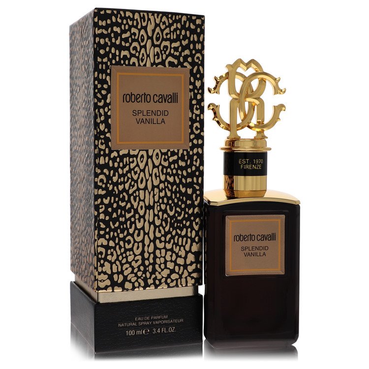 Roberto Cavalli Splendid Vanilla Eau De Parfum Spray 3.4 oz Eau De Parfum Spray (Unisex) For Women By Roberto Cavalli