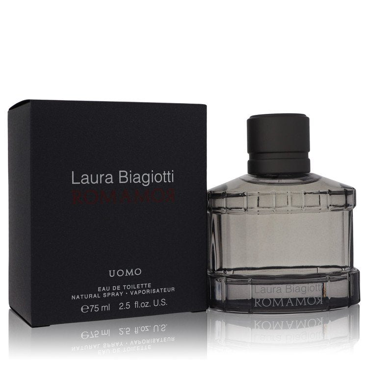 Romamor Uomo 2.5 oz Eau De Toilette Spray For Men By Laura Biagiotti