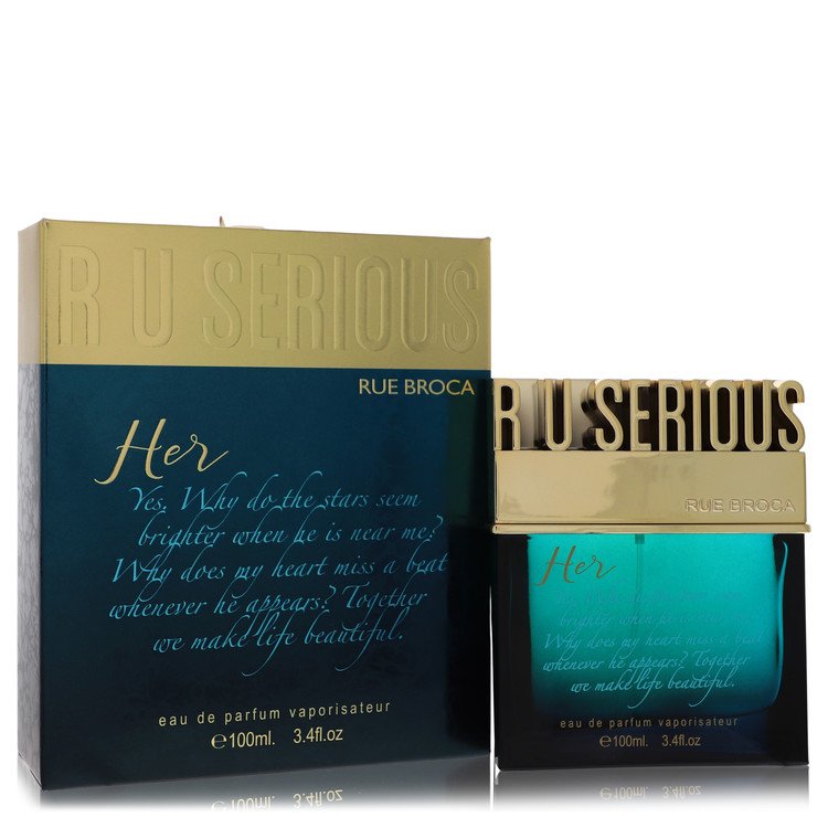 R U Serious Her 3.4 oz Eau De Parfum Spray For Women By Rue Broca