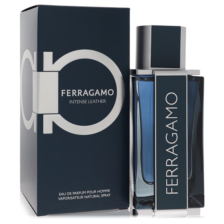 Salvatore Ferragamo Intense Leather 3.4 oz Eau De Parfum Spray For Men By Salvatore Ferragamo