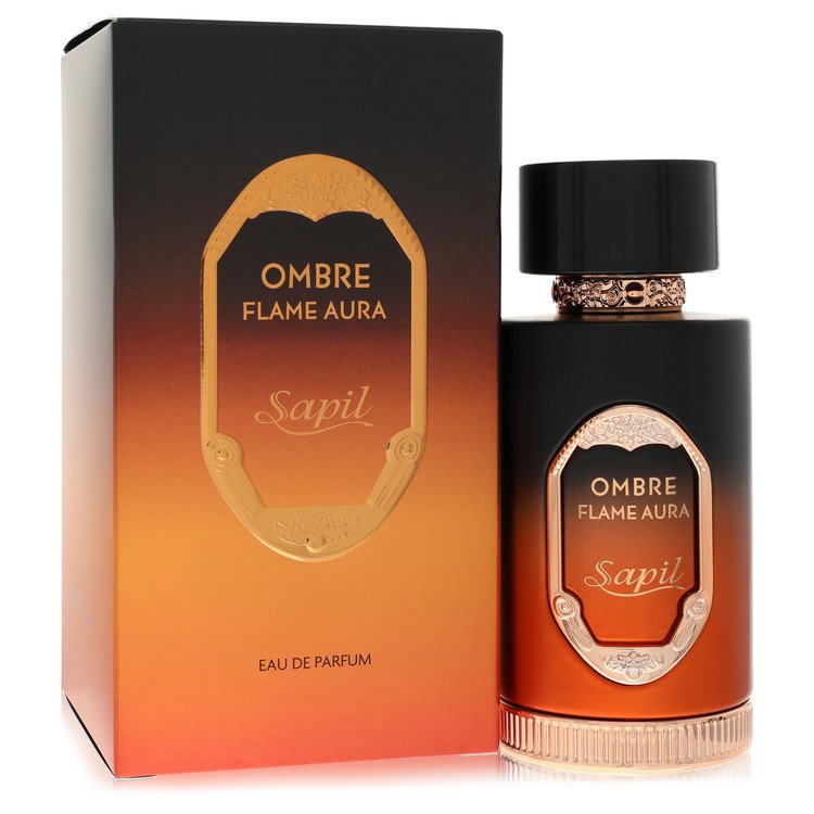 Sapil Ombre Flame Aura Eau De Parfum Spray 3.4 oz Eau De Parfum Spray (Unisex) For Men By Sapil