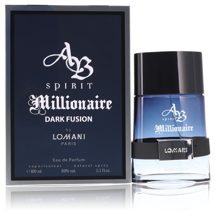 Spirit Millionaire Dark Fusion 3.3 oz Eau De Parfum Spray For Men By Lomani