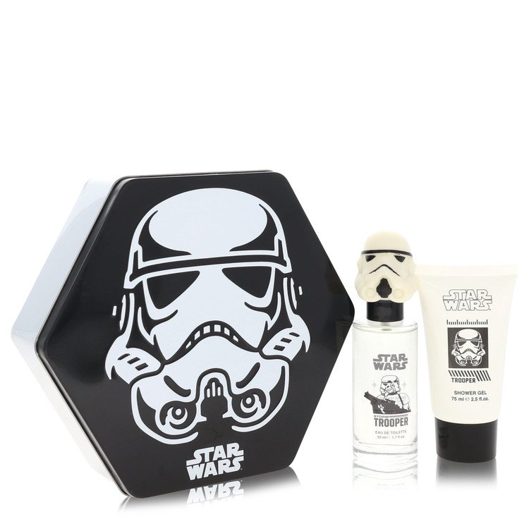 Star Wars Stormtrooper 3d Gift Set 1.7 oz Eau De Toilette Spray + 2.5 oz Shower Gel For Men By Disney