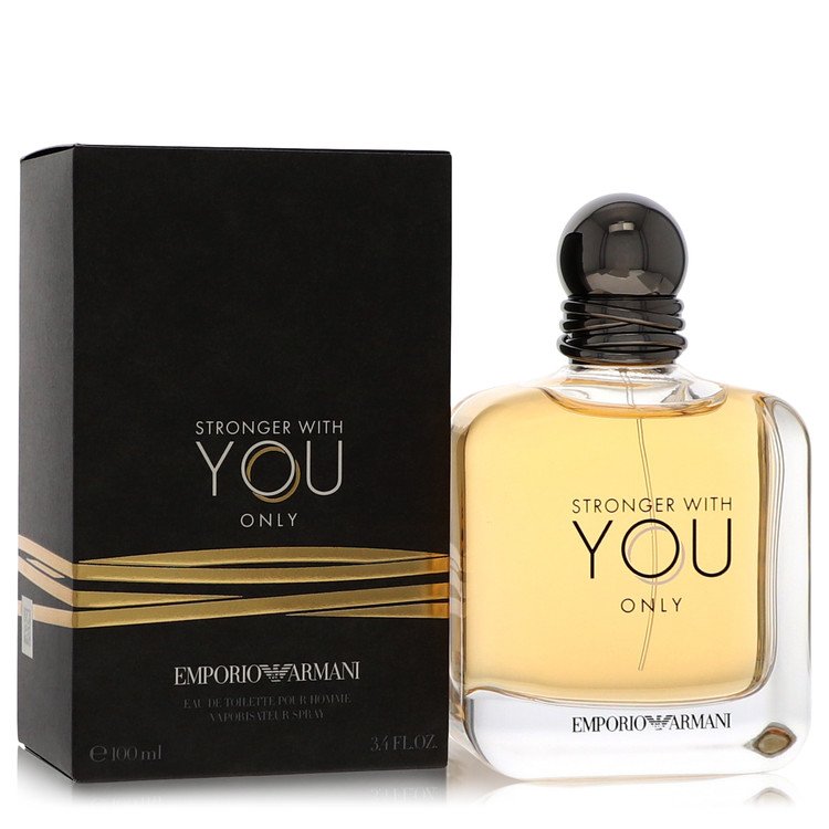 Stronger With You Only 3.4 oz Eau De Toilette Spray For Men By Giorgio Armani