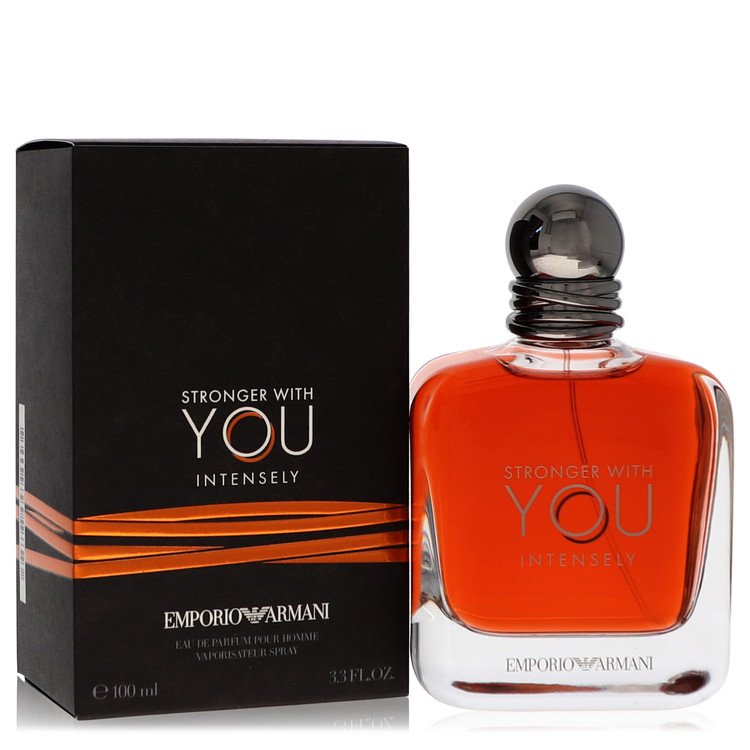 Stronger With You Intensely 3.4 oz Eau De Parfum Spray For Men By Giorgio Armani