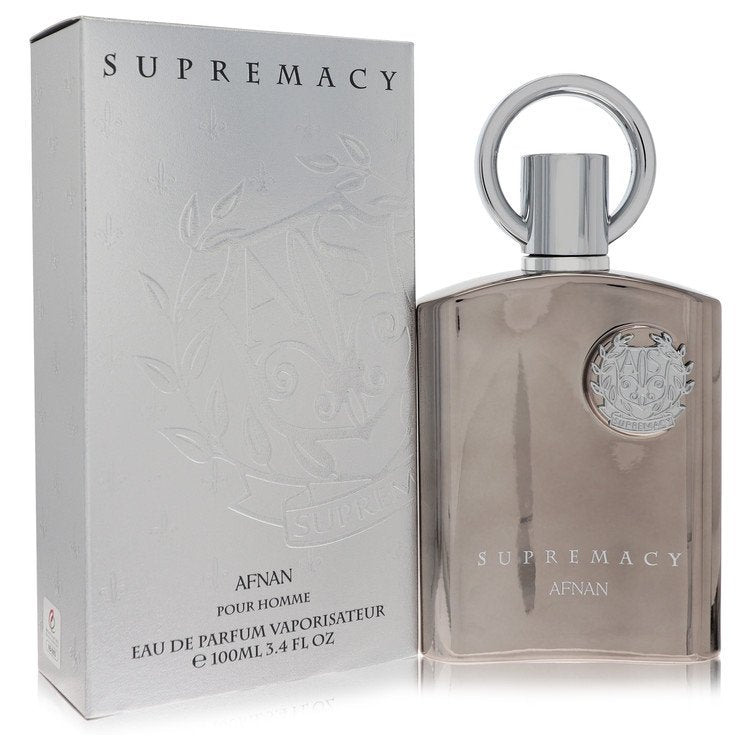 Supremacy Silver 3.4 oz Eau De Parfum Spray For Men By Afnan