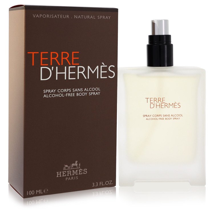 Terre D'hermes Body Spray 3.3 oz Body Spray (Alcohol Free) For Men By Hermes