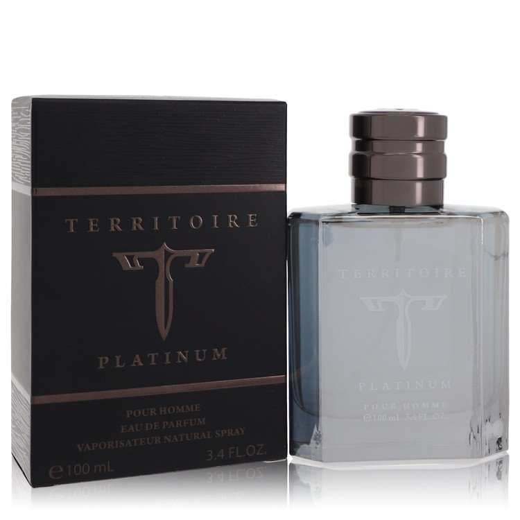 Territoire Platinum 3.4 oz Eau De Parfum Spray For Men By YZY Perfume