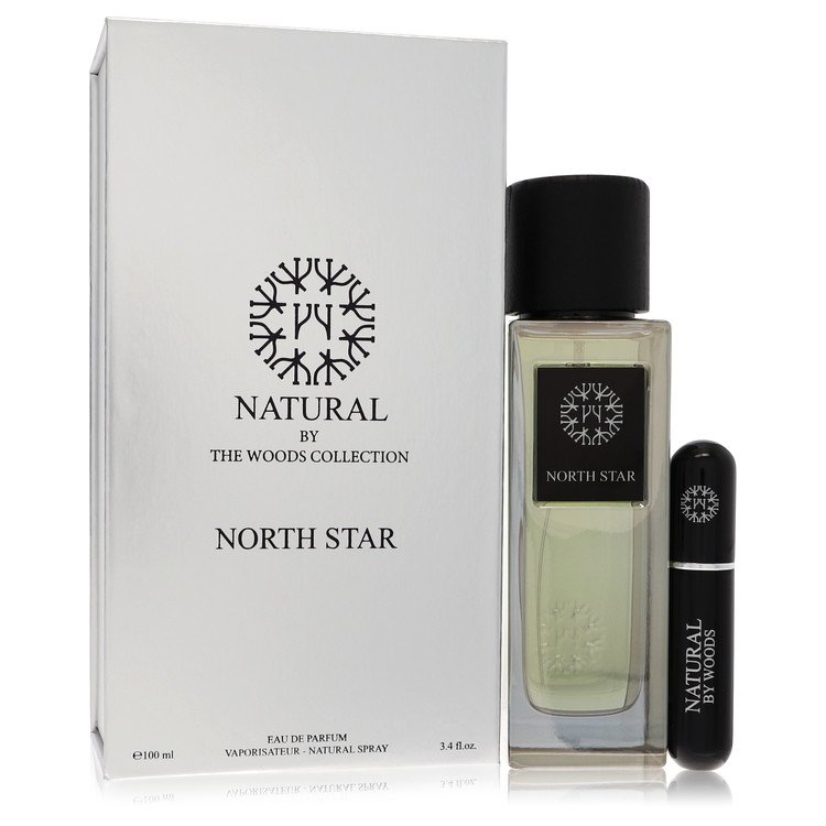 The Woods Collection Natural North Star Eau De Parfum Spray with Mini Refillable Spray 3.4 oz Eau De Parfum Spray with Mini Refillable Spray (Unisex) For Women By The Woods Collection