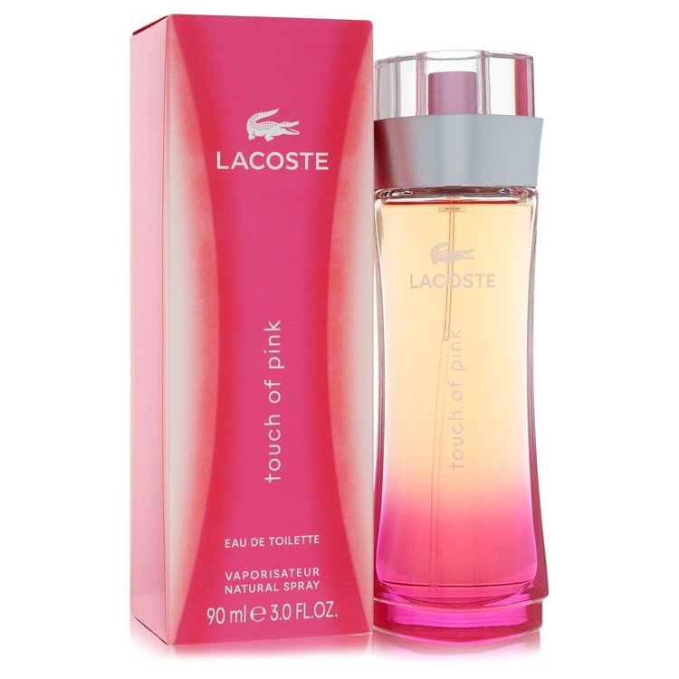 Touch Of Pink 3 oz Eau De Toilette Spray For Women By Lacoste