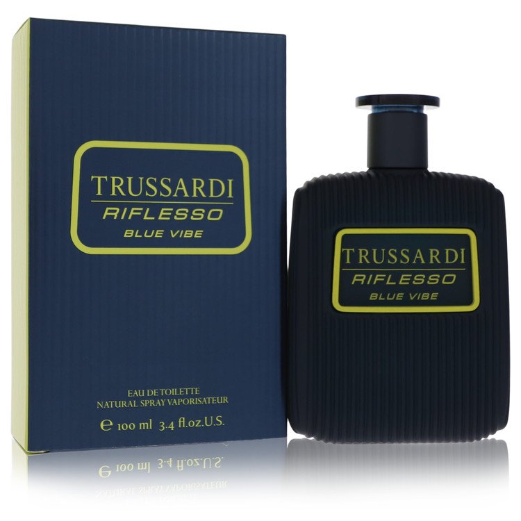 Trussardi Riflesso Blue Vibe 3.4 oz Eau De Toilette Spray For Men By Trussardi