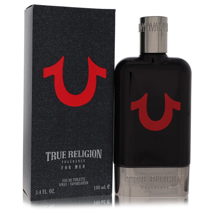 True Religion Black 3.4 oz Eau De Toilette Spray For Men By True Religion