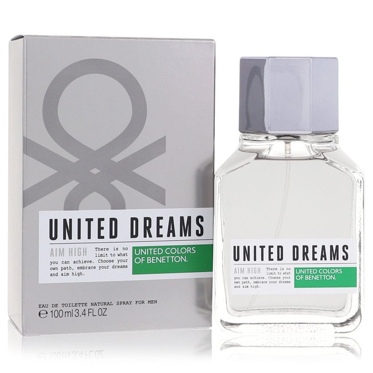 United Dreams Aim High 3.4 oz Eau De Toilette Spray For Men By Benetton